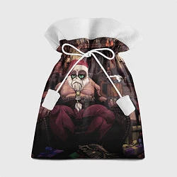 Мешок для подарков Плохой Санта Кот, цвет: 3D-принт