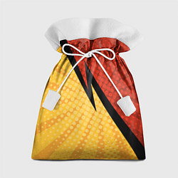 Мешок для подарков Желтая красная молния, цвет: 3D-принт