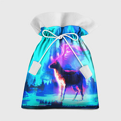 Мешок для подарков Благородный олень, цвет: 3D-принт