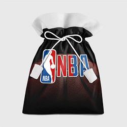 Мешок для подарков NBA - logo, цвет: 3D-принт