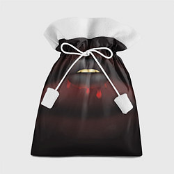 Мешок для подарков Черные губы, цвет: 3D-принт