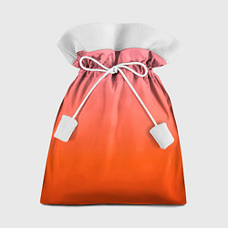 Подарочный мешок Оранжево-розовый градиент