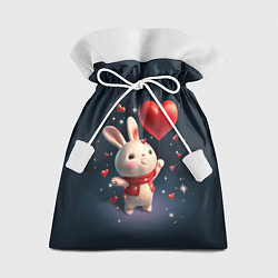 Мешок для подарков Кролик с шариком, цвет: 3D-принт