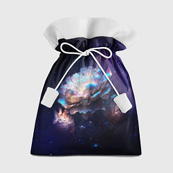 Мешок для подарков Космические звёздные цветы, цвет: 3D-принт