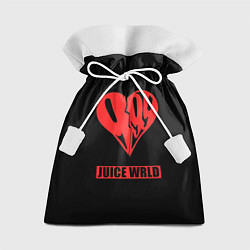 Мешок для подарков Juice WRLD - heart, цвет: 3D-принт