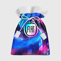 Мешок для подарков Fiat неоновый космос, цвет: 3D-принт