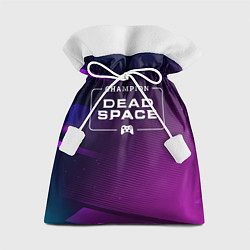 Мешок для подарков Dead Space gaming champion: рамка с лого и джойсти, цвет: 3D-принт