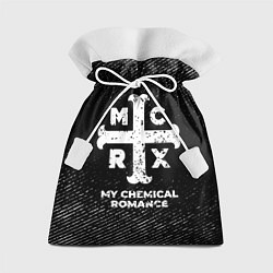 Мешок для подарков My Chemical Romance с потертостями на темном фоне, цвет: 3D-принт