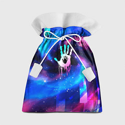 Мешок для подарков Death Stranding неоновый космос, цвет: 3D-принт
