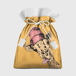 Подарочный мешок Жираф дразнит