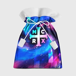 Мешок для подарков My Chemical Romance неоновый космос, цвет: 3D-принт
