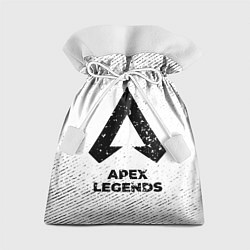 Мешок для подарков Apex Legends с потертостями на светлом фоне, цвет: 3D-принт