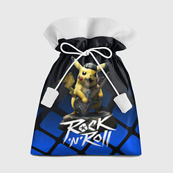 Мешок для подарков Пикачу Рокnroll, цвет: 3D-принт