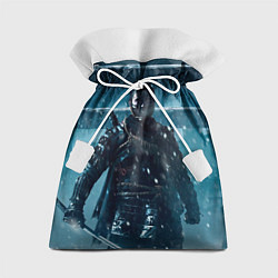 Мешок для подарков Ghost of Tsushima зима, цвет: 3D-принт