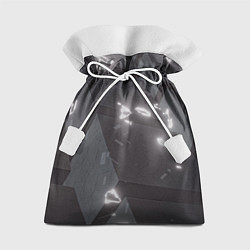 Подарочный мешок Серые кубы с сигилами
