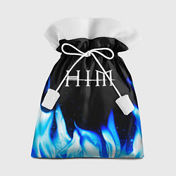 Мешок для подарков HIM blue fire, цвет: 3D-принт