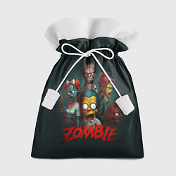 Мешок для подарков Zombie simpsons, цвет: 3D-принт