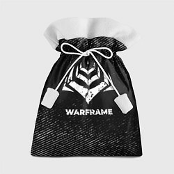 Мешок для подарков Warframe с потертостями на темном фоне, цвет: 3D-принт
