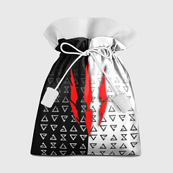 Мешок для подарков Знак ведьмака - the witcher, цвет: 3D-принт