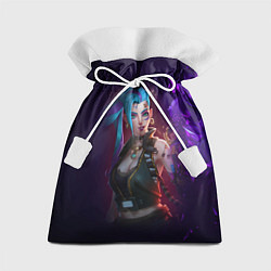 Мешок для подарков Jinx art arcane league of legends, цвет: 3D-принт