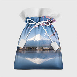 Подарочный мешок Цветущая сакура на фоне Фудзиямы - Япония