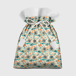 Мешок для подарков Компас летний паттерн, цвет: 3D-принт