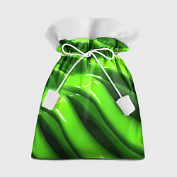 Мешок для подарков Текстура зеленая слизь, цвет: 3D-принт