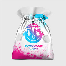 Мешок для подарков Tomodachi Game neon gradient style, цвет: 3D-принт