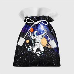 Мешок для подарков Космический баскетбол, цвет: 3D-принт
