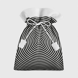 Подарочный мешок Оптическая иллюзия спираль