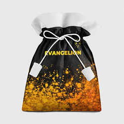 Мешок для подарков Evangelion - gold gradient: символ сверху, цвет: 3D-принт