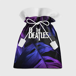 Мешок для подарков The Beatles neon monstera, цвет: 3D-принт