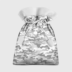 Мешок для подарков Камуфляж серый, цвет: 3D-принт