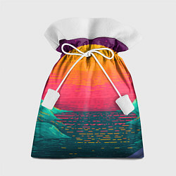Мешок для подарков Синтовый закат, цвет: 3D-принт