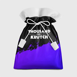 Мешок для подарков Thousand Foot Krutch purple grunge, цвет: 3D-принт