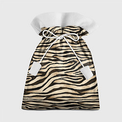Подарочный мешок Шкура зебры и белого тигра