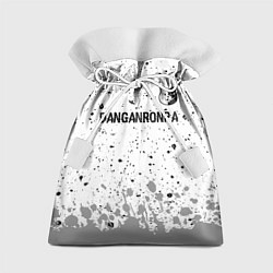 Мешок для подарков Danganronpa glitch на светлом фоне: символ сверху, цвет: 3D-принт