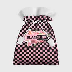 Подарочный мешок Blackpink logo roses