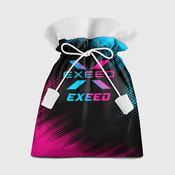 Мешок для подарков Exeed - neon gradient, цвет: 3D-принт