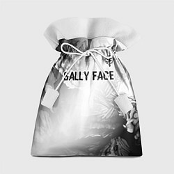 Мешок для подарков Sally Face glitch на светлом фоне: символ сверху, цвет: 3D-принт