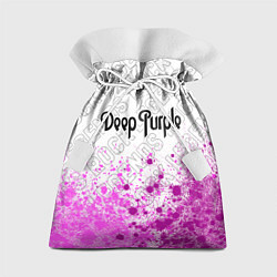 Мешок для подарков Deep Purple rock legends: символ сверху, цвет: 3D-принт