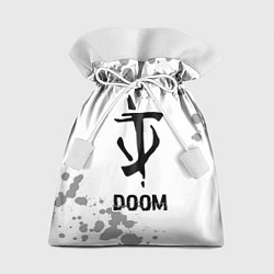 Мешок для подарков Doom glitch на светлом фоне, цвет: 3D-принт