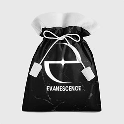 Мешок для подарков Evanescence glitch на темном фоне, цвет: 3D-принт