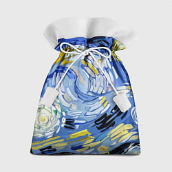 Подарочный мешок Облака в стиле Ван Гога