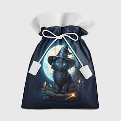 Мешок для подарков Кот ведьмы - Хэллоуин, цвет: 3D-принт
