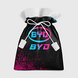 Мешок для подарков BYD - neon gradient, цвет: 3D-принт