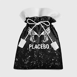Мешок для подарков Placebo glitch на темном фоне, цвет: 3D-принт