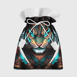 Подарочный мешок Тигр самурай
