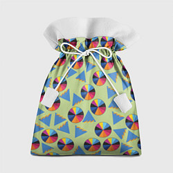 Мешок для подарков Круг и треугольник, цвет: 3D-принт