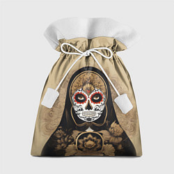 Подарочный мешок Матрешка сахарный череп на Хэллоуин